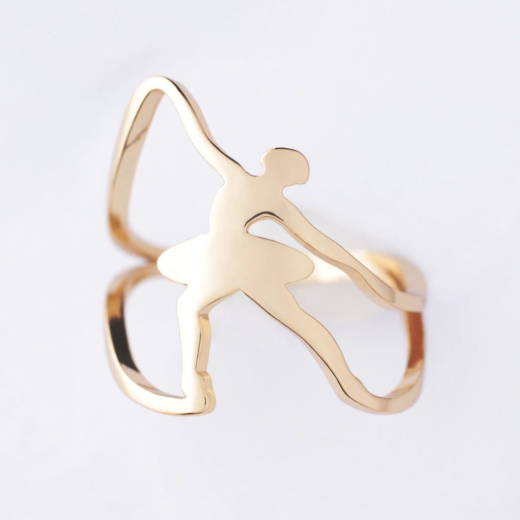 Ballerina Ring in 18K Gold Plating