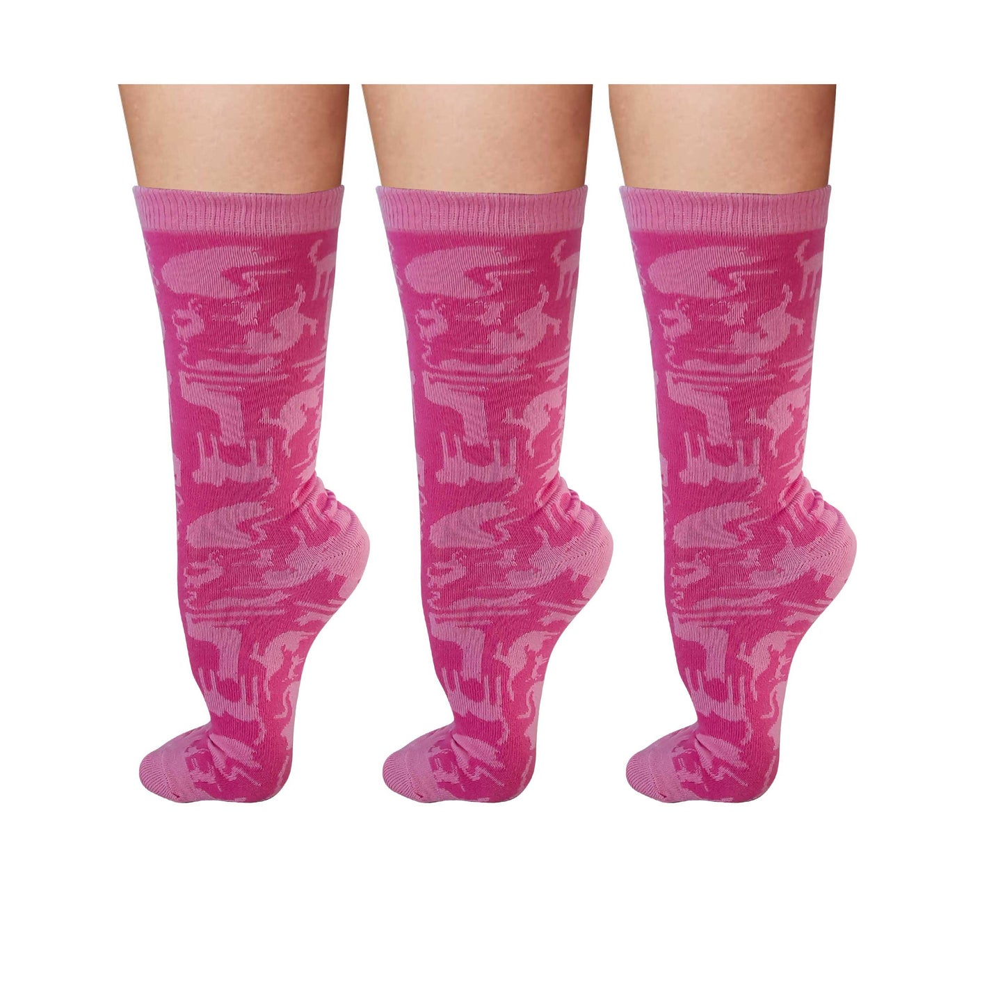 Cat Lovers Sock Pack – 3 Pairs / Crew Length
