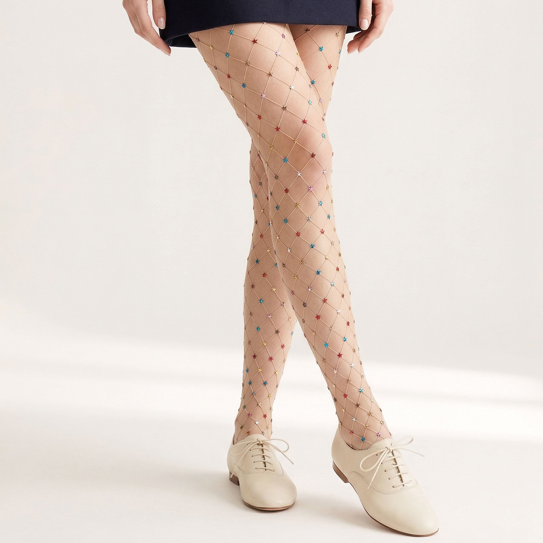 Star Fishnet Tights