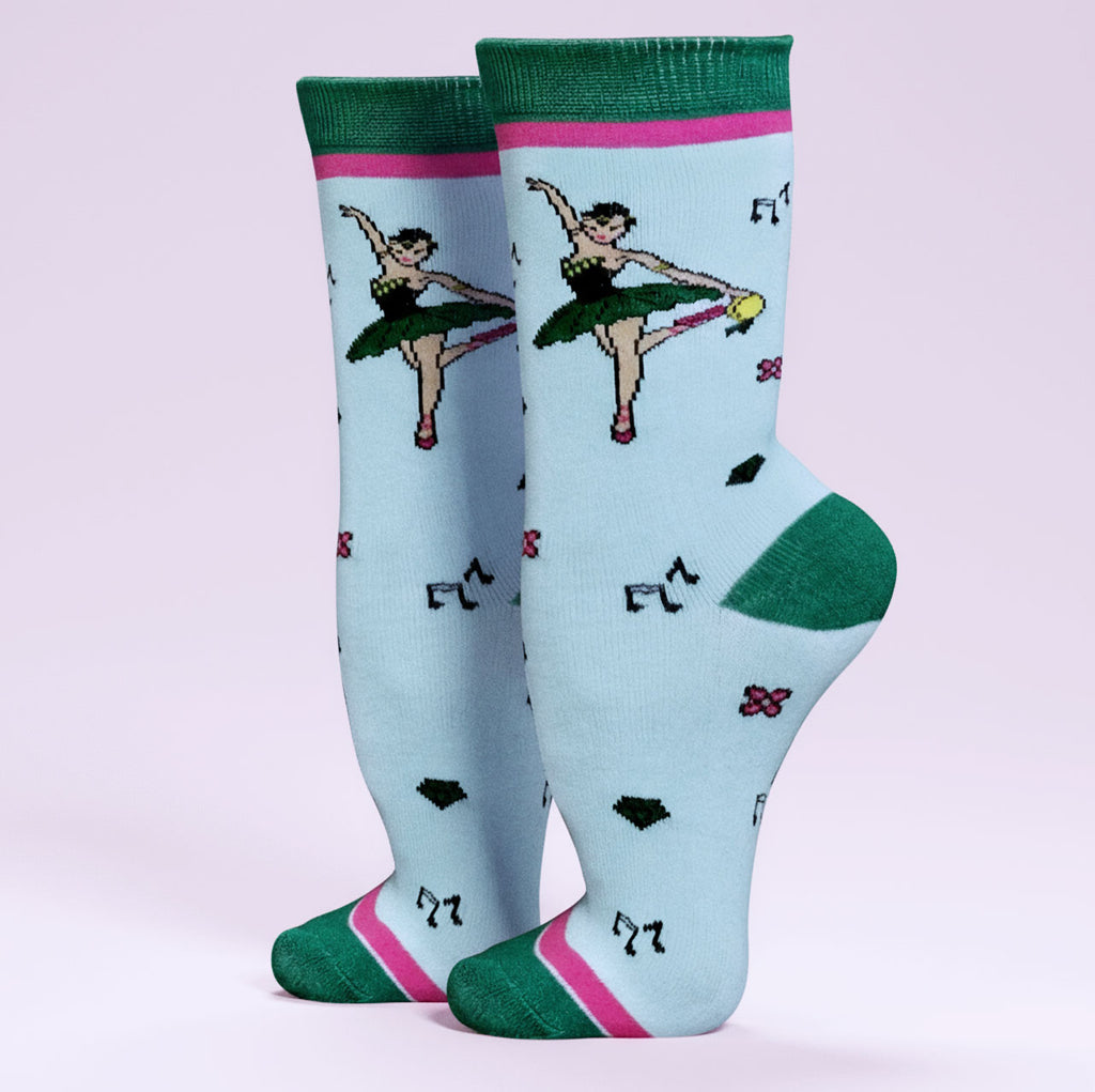 Esmeralda Crew Socks - Grand Ballet