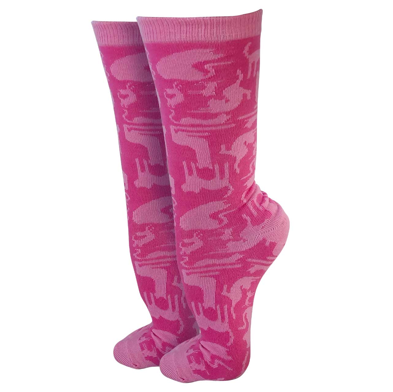 Cat Crew Socks – 1 Pair Pink