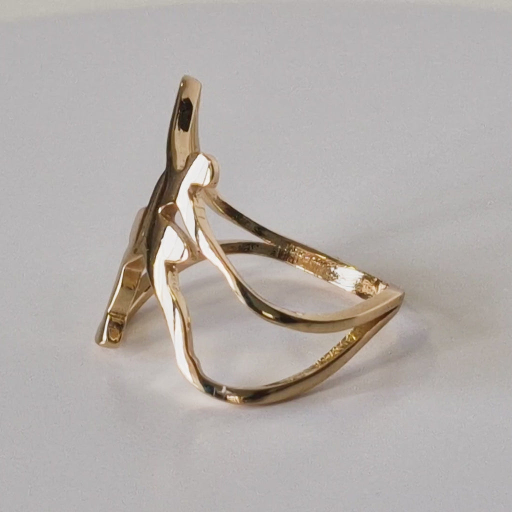 Ballerina Ring in 18K Gold Plating