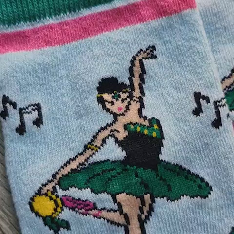 Esmeralda Crew Socks - Grand Ballet